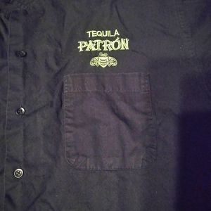 Tequila Patron Button Up Poker Shirt Size XL